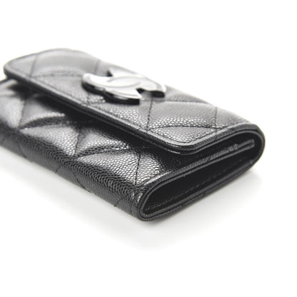 Chanel Caviar Quilted My Everything Flap Card Holder Black 7 of 12