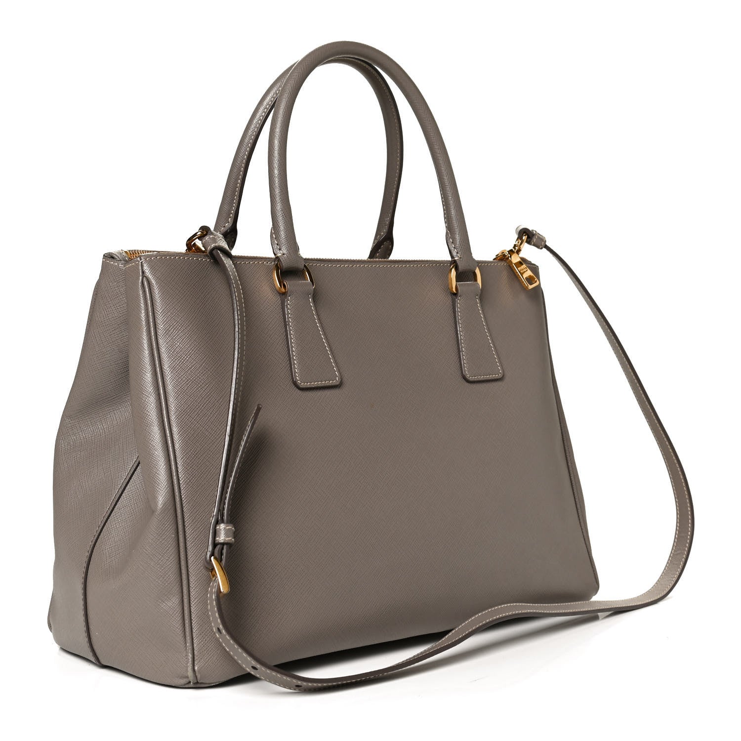 Prada Saffiano Medium Galleria Double Zip Tote Argilla 3 of 12