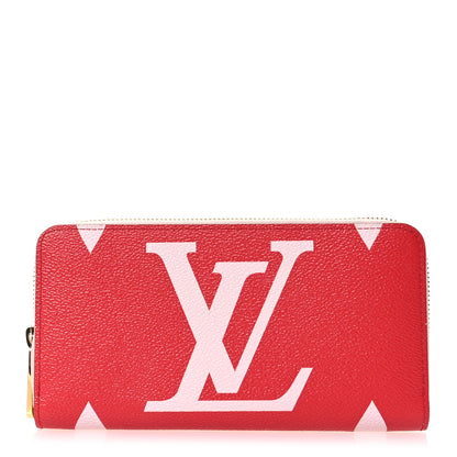 Louis Vuitton Monogram Giant Zippy Wallet Rouge Rose 1 of 10