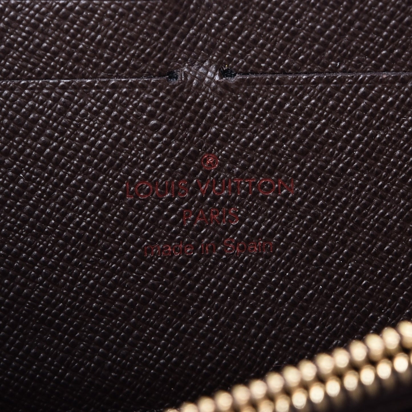 Damier Ebene Zippy Wallet