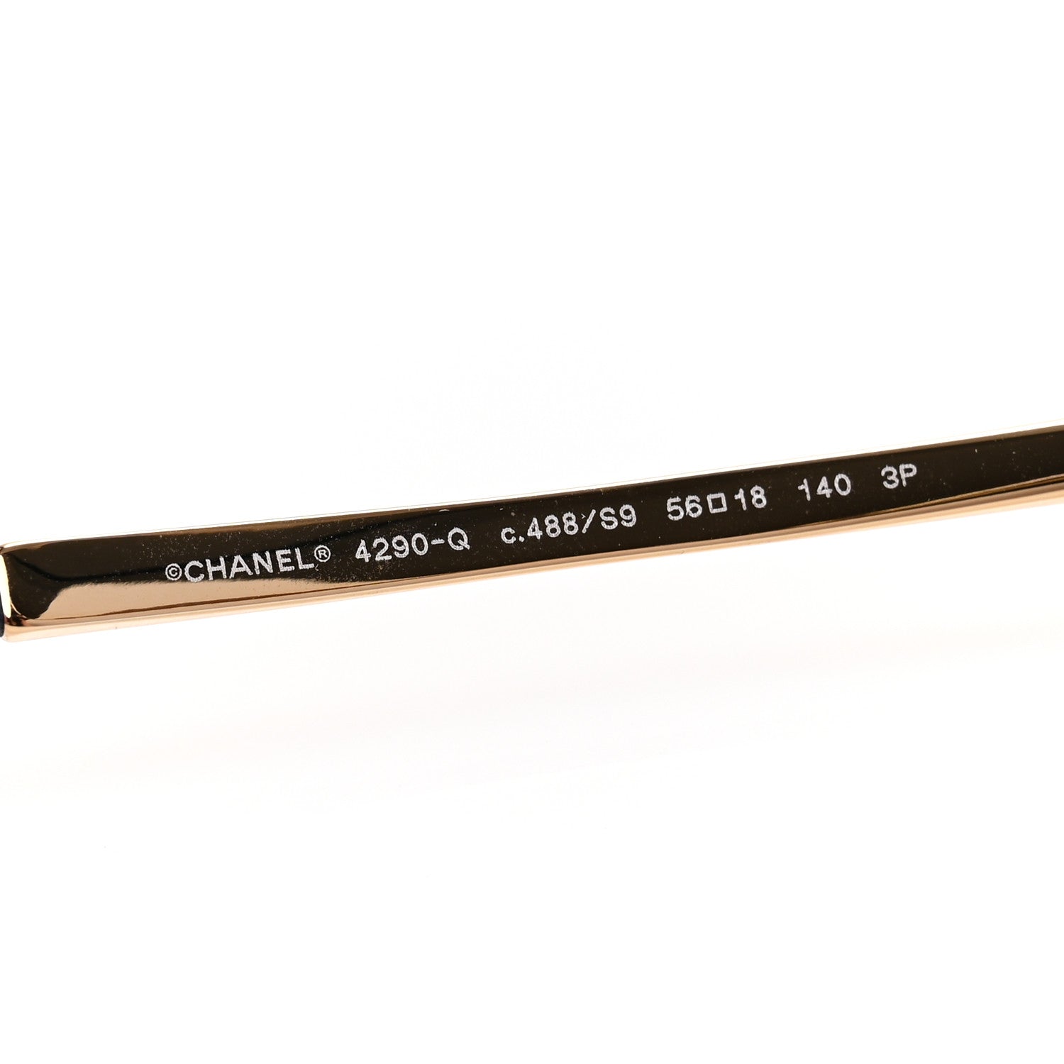 Chanel Metal Denim Pilot Sunglasses 4290-Q Brown 5 of 9