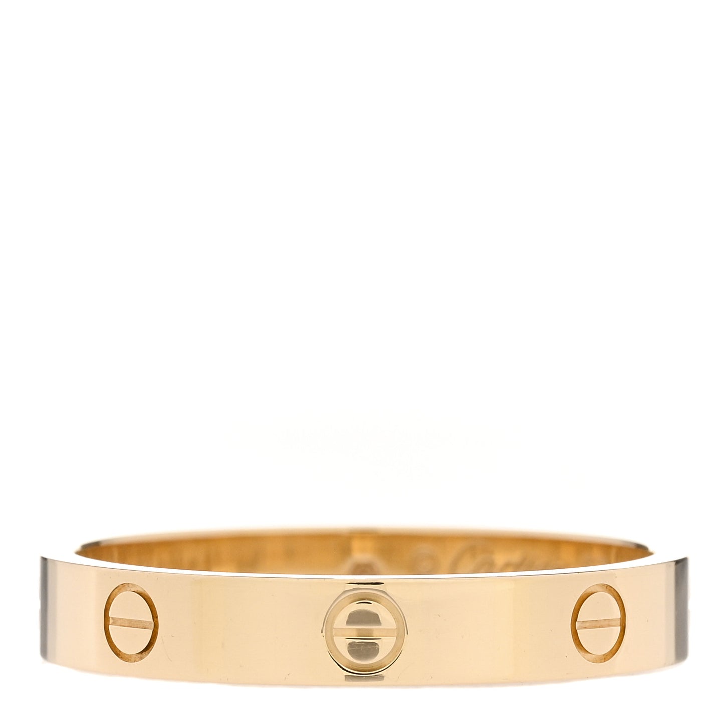 18K Yellow Gold Diamond 4mm LOVE Wedding Band Ring 67 12