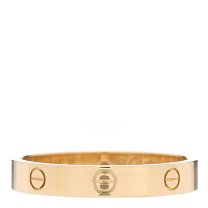 Cartier 18K Yellow Gold Diamond 4mm LOVE Wedding Band Ring 67 12 3 of 4