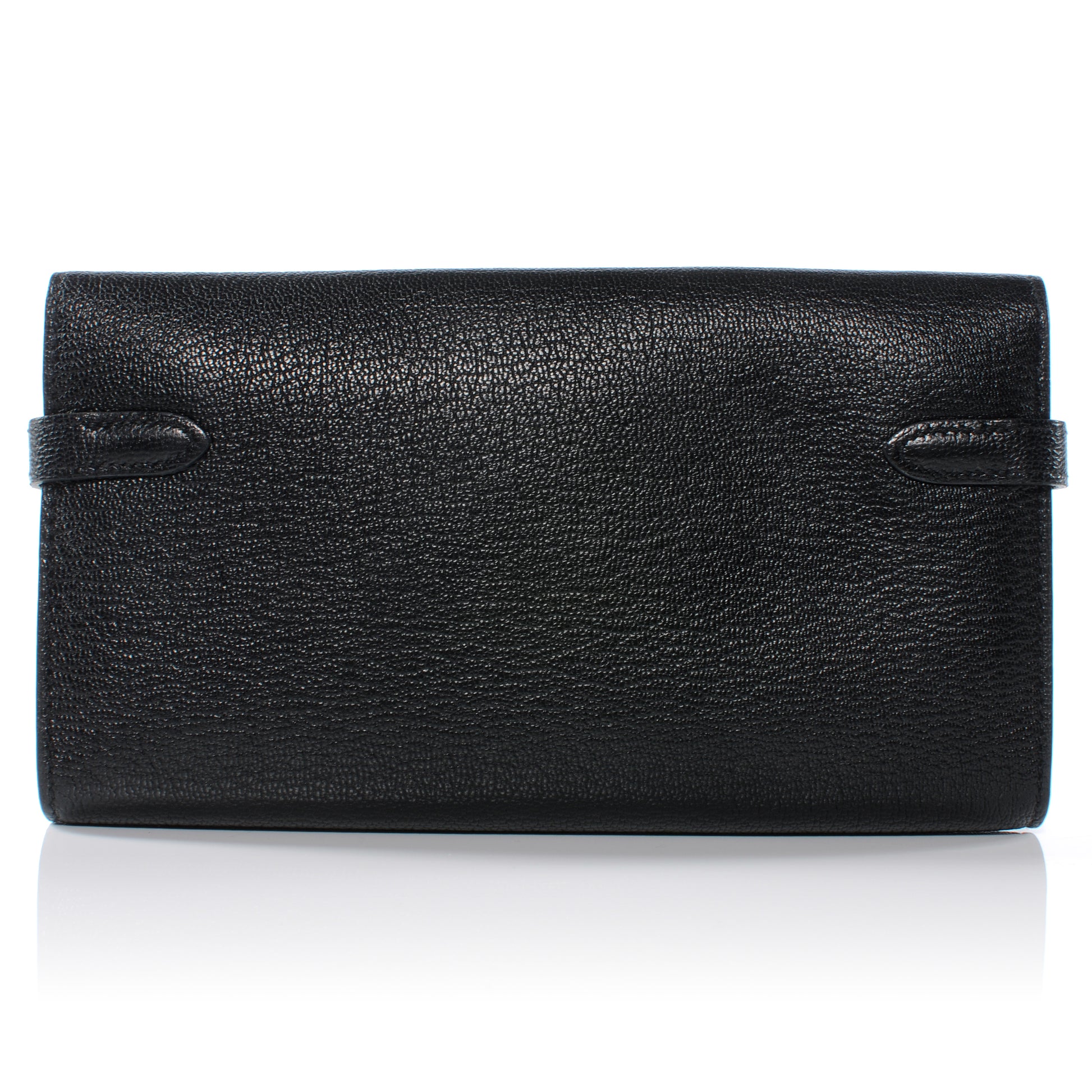 Hermes Chevre Kelly Longue Wallet Black 3 of 9