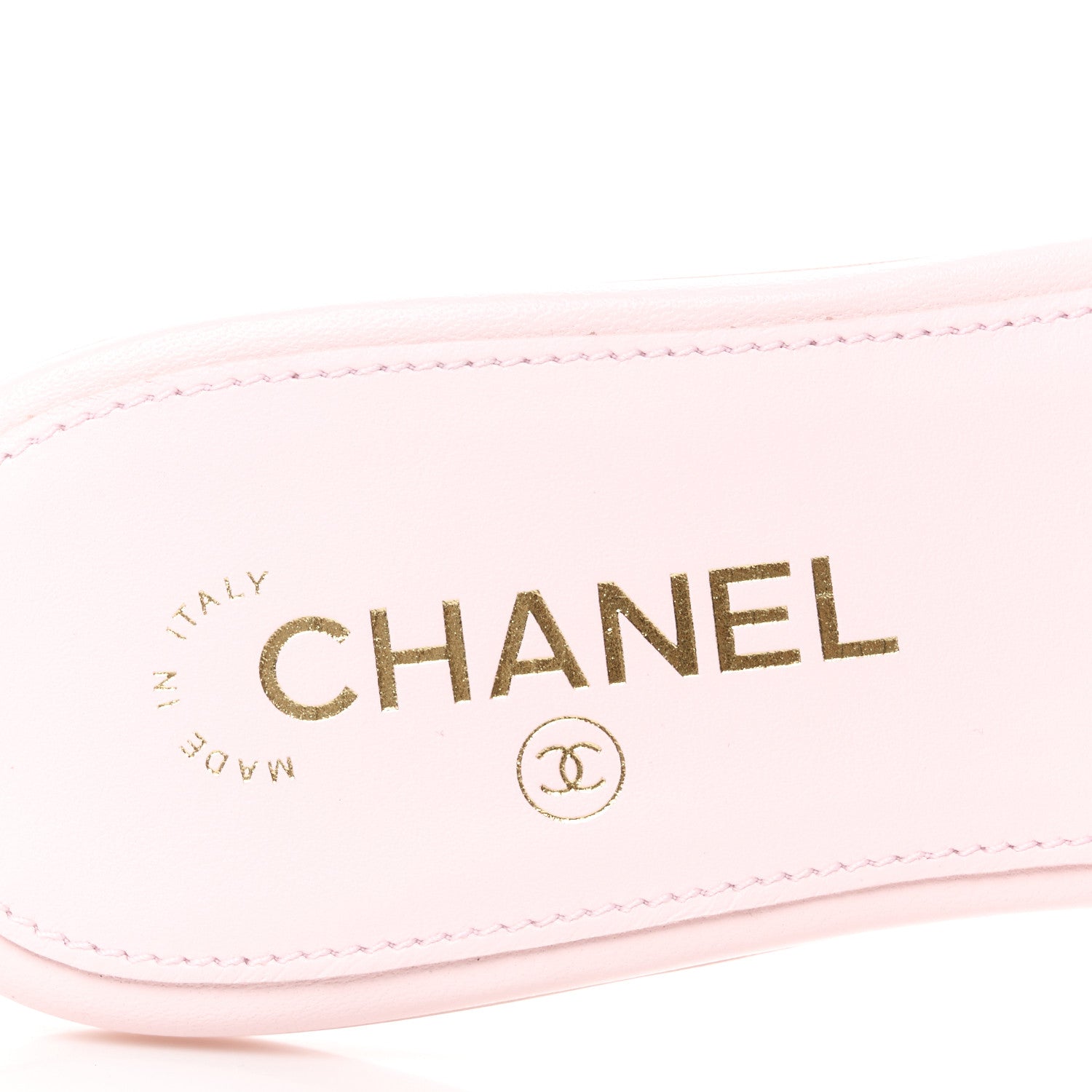 Chanel Lambskin Quilted Turnlock Flat Mules 38.5 Light Pink 8 of 10