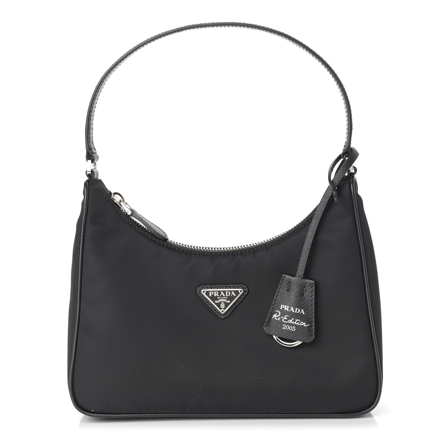 Prada Tessuto Nylon Mini Re-Edition 2000 Bag Black 1 of 10