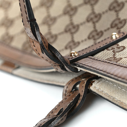 Gucci Monogram Medium Craft Tote Brown 15 of 40