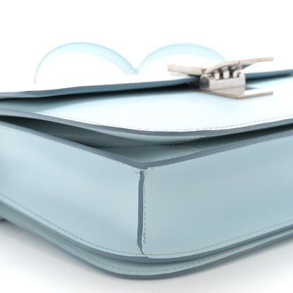 Celine Box Calfskin Medium Classic Box Flap Bag Pale Blue 10 of 11