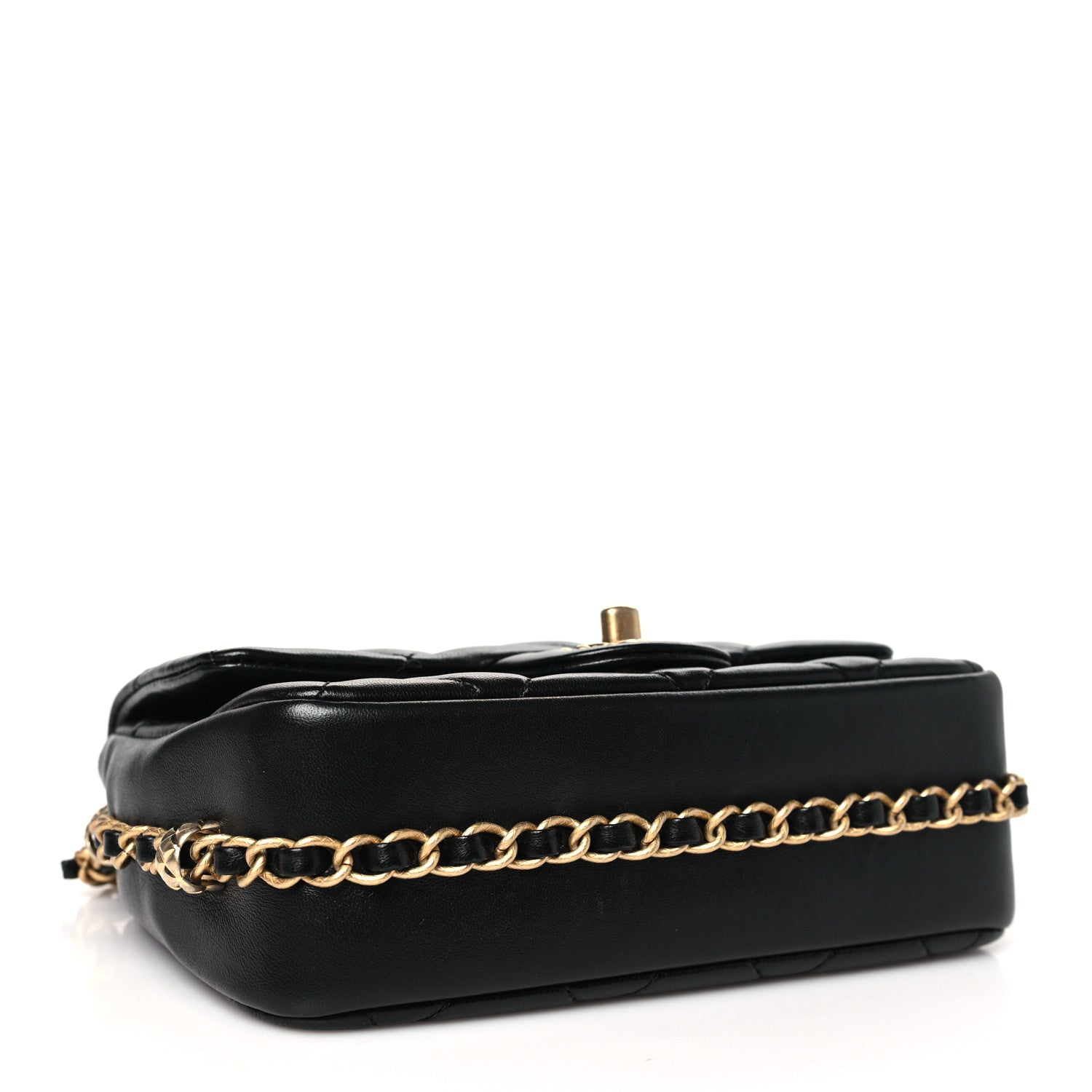 Chanel Lambskin Quilted CC Small Dynasty Flap Black 4 of 11