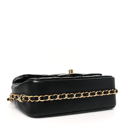 Chanel Lambskin Quilted CC Small Dynasty Flap Black 4 of 11