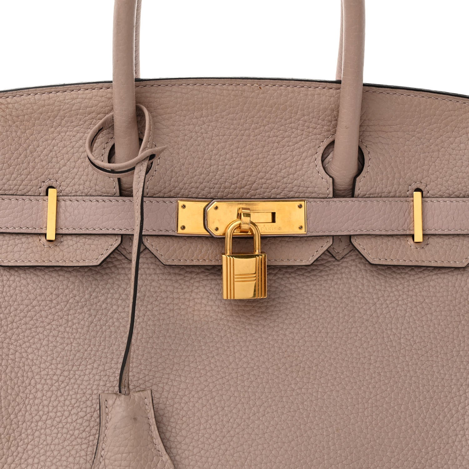 Hermes Taurillon Clemence Birkin 30 Glycine 7 of 13