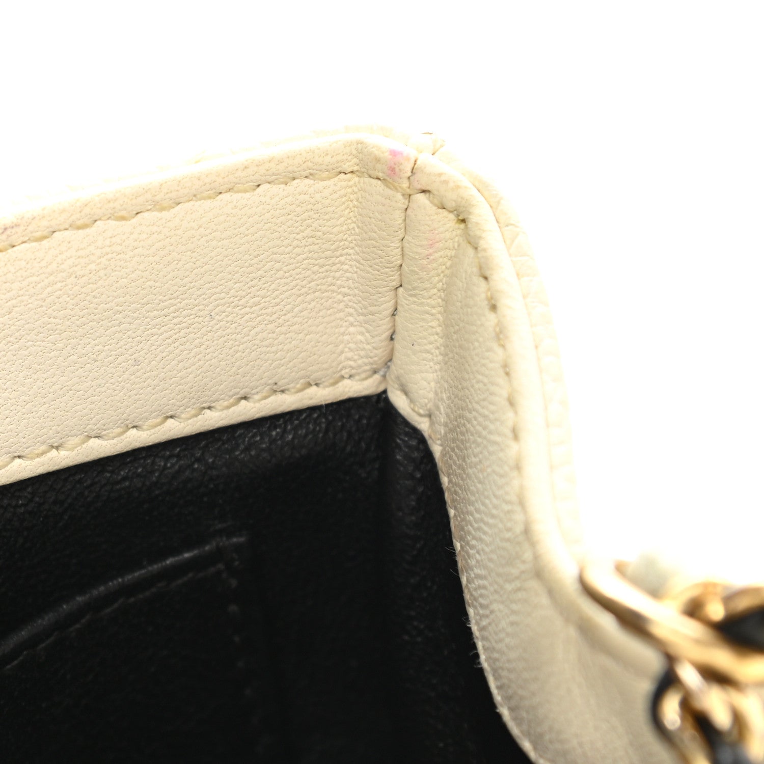 Chanel Caviar Quilted Small CC Filigree Flap White Black 13 of 14