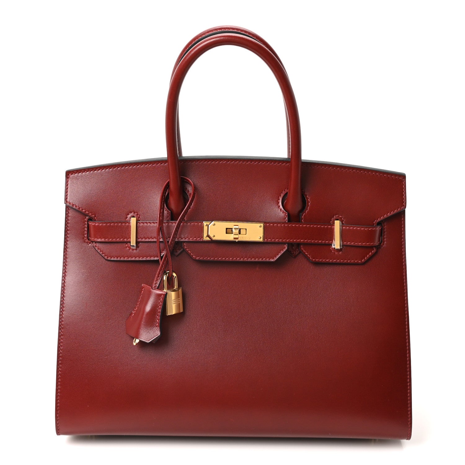 Hermes Box Birkin Sellier 30 Rouge H 2 of 21