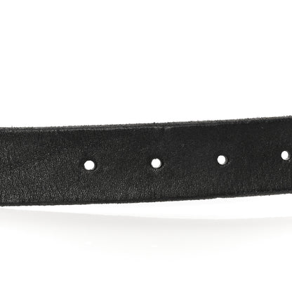 Gucci Faded Calfskin Double G 30mm Belt 85 34 Black 9 of 11