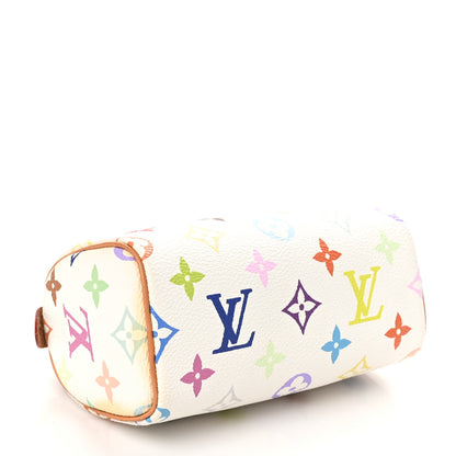 Louis Vuitton Monogram Multicolor Mini Sac HL Speedy White 4 of 9