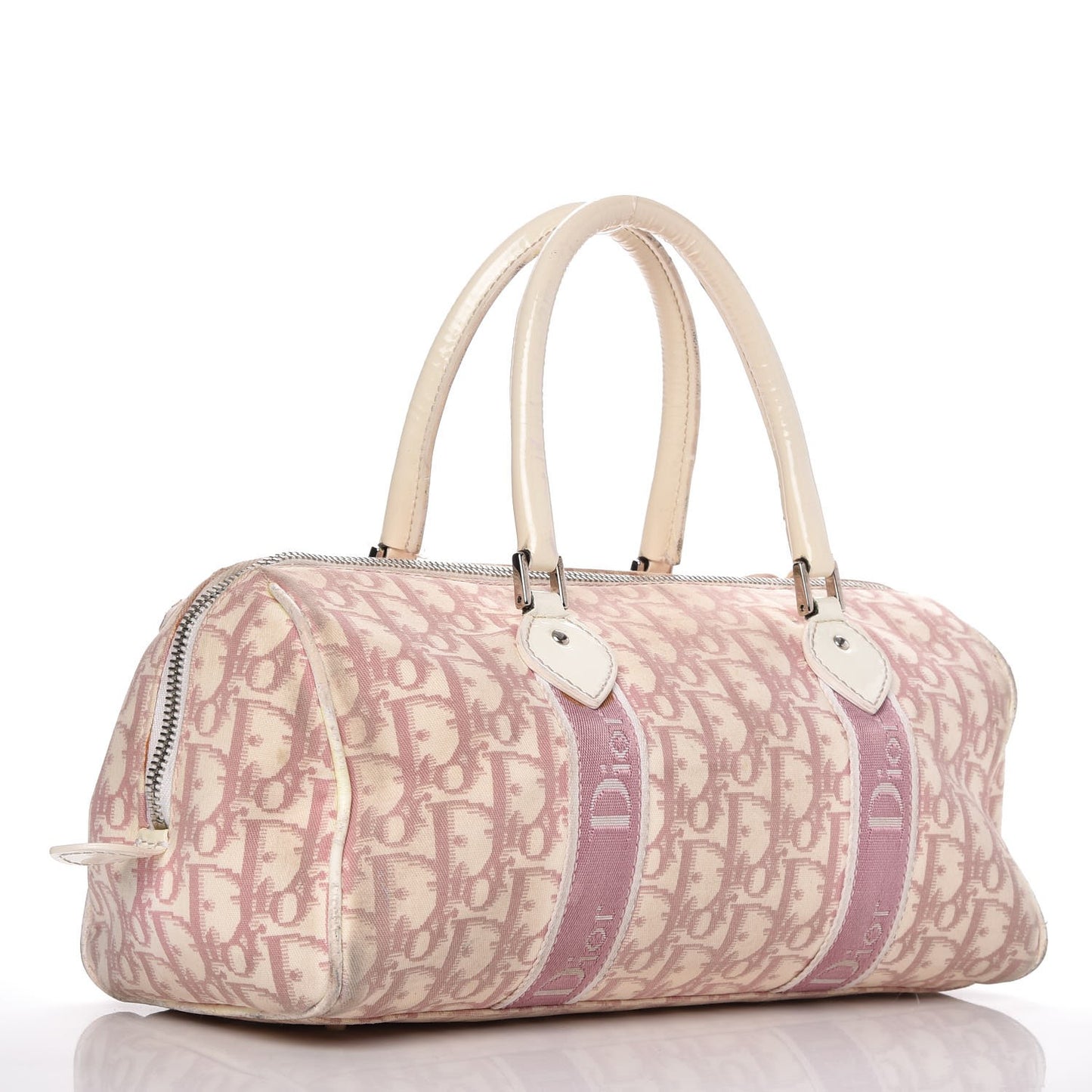 Monogram Girly Boston Pink