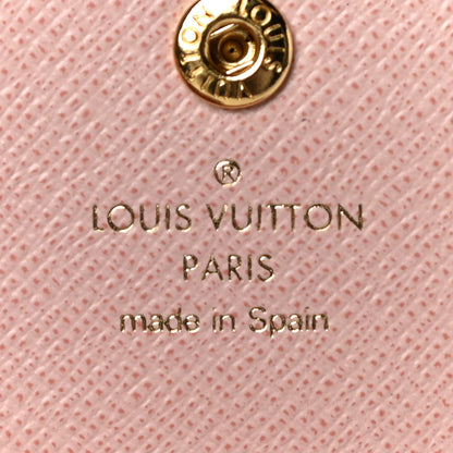 Louis Vuitton Damier Azur Rosalie Coin Purse Rose Ballerine 6 of 10
