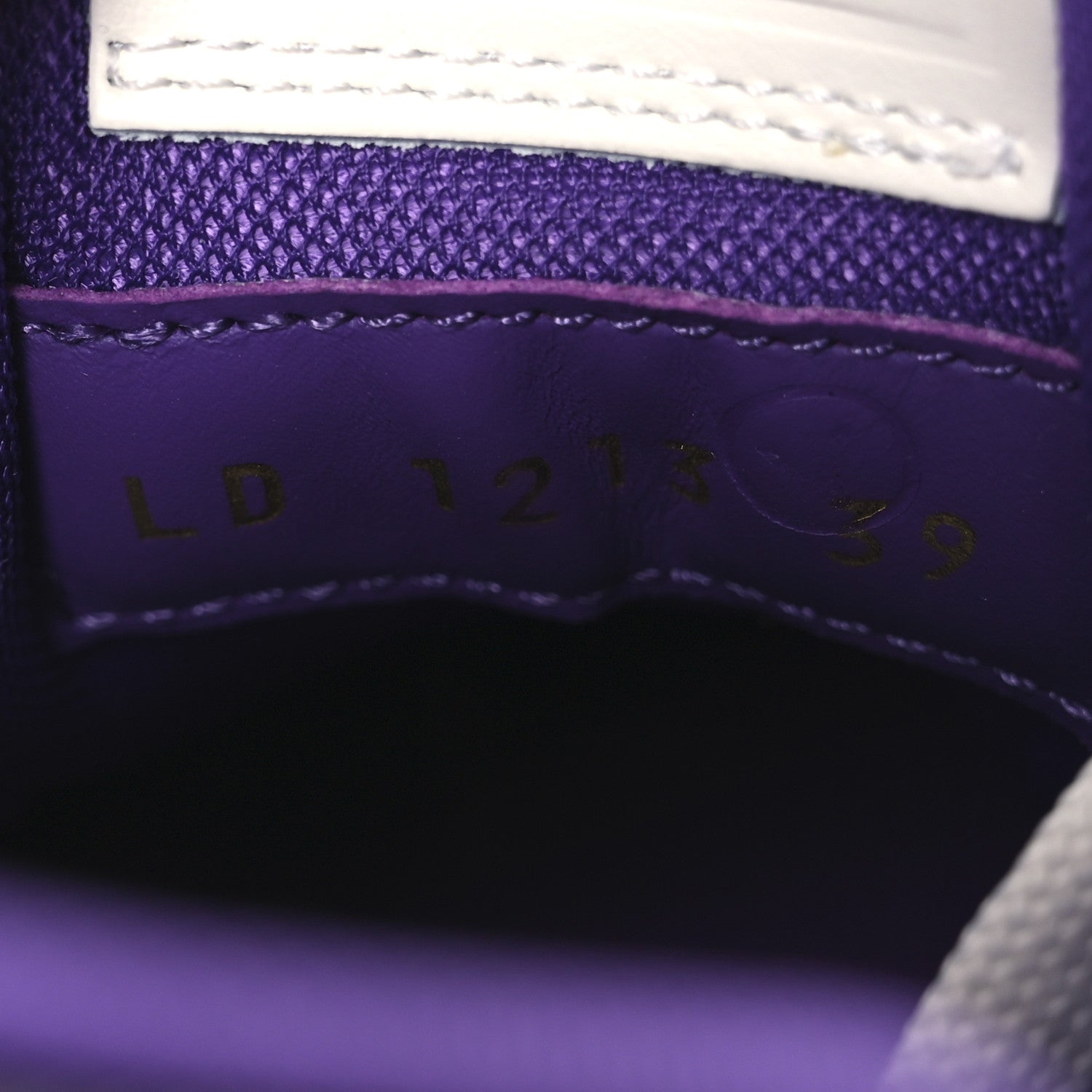 Louis Vuitton Calfskin LV Trainer Sneakers 9 Purple 11 of 12
