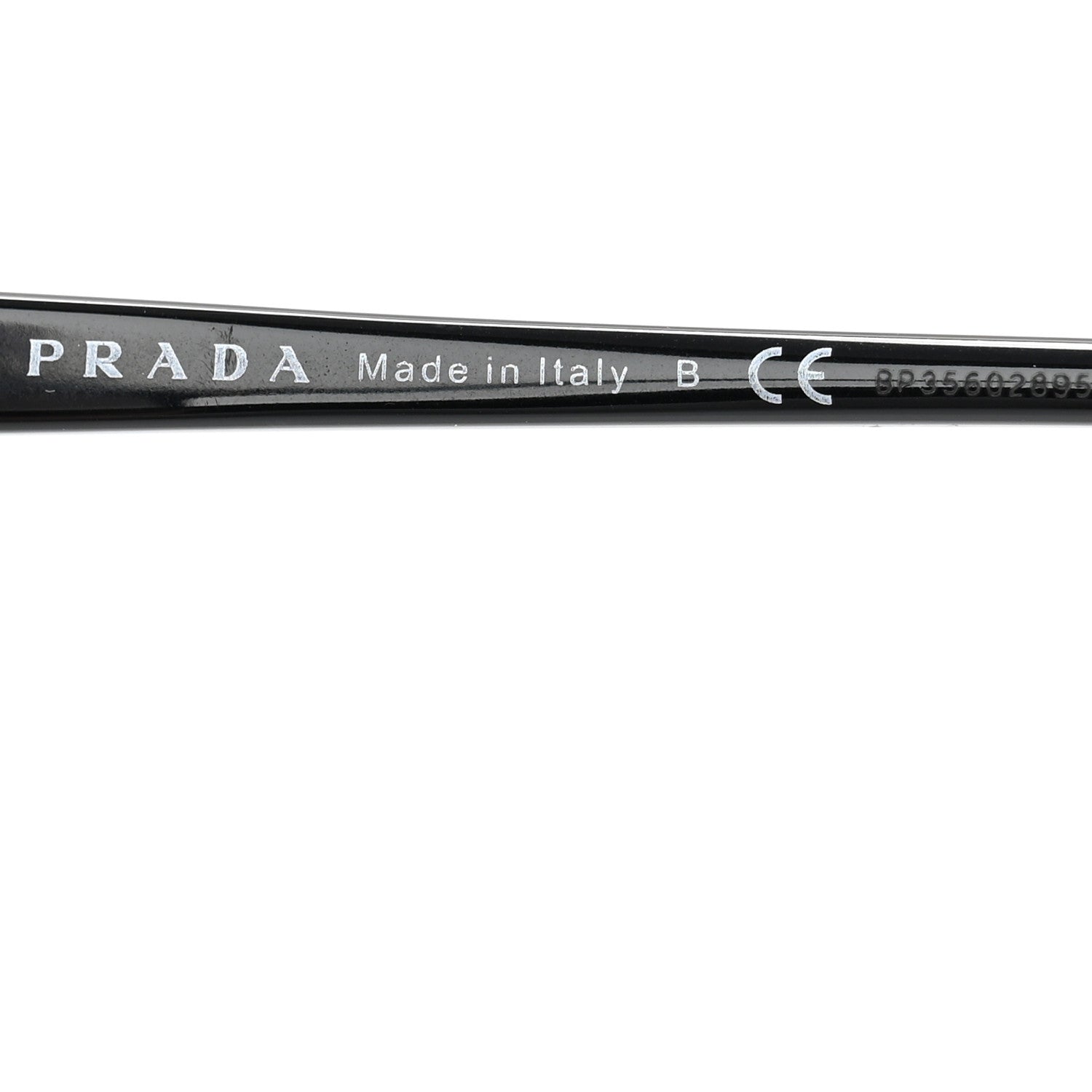 Prada Acetate Sunglasses SPR 01O Black 5 of 8