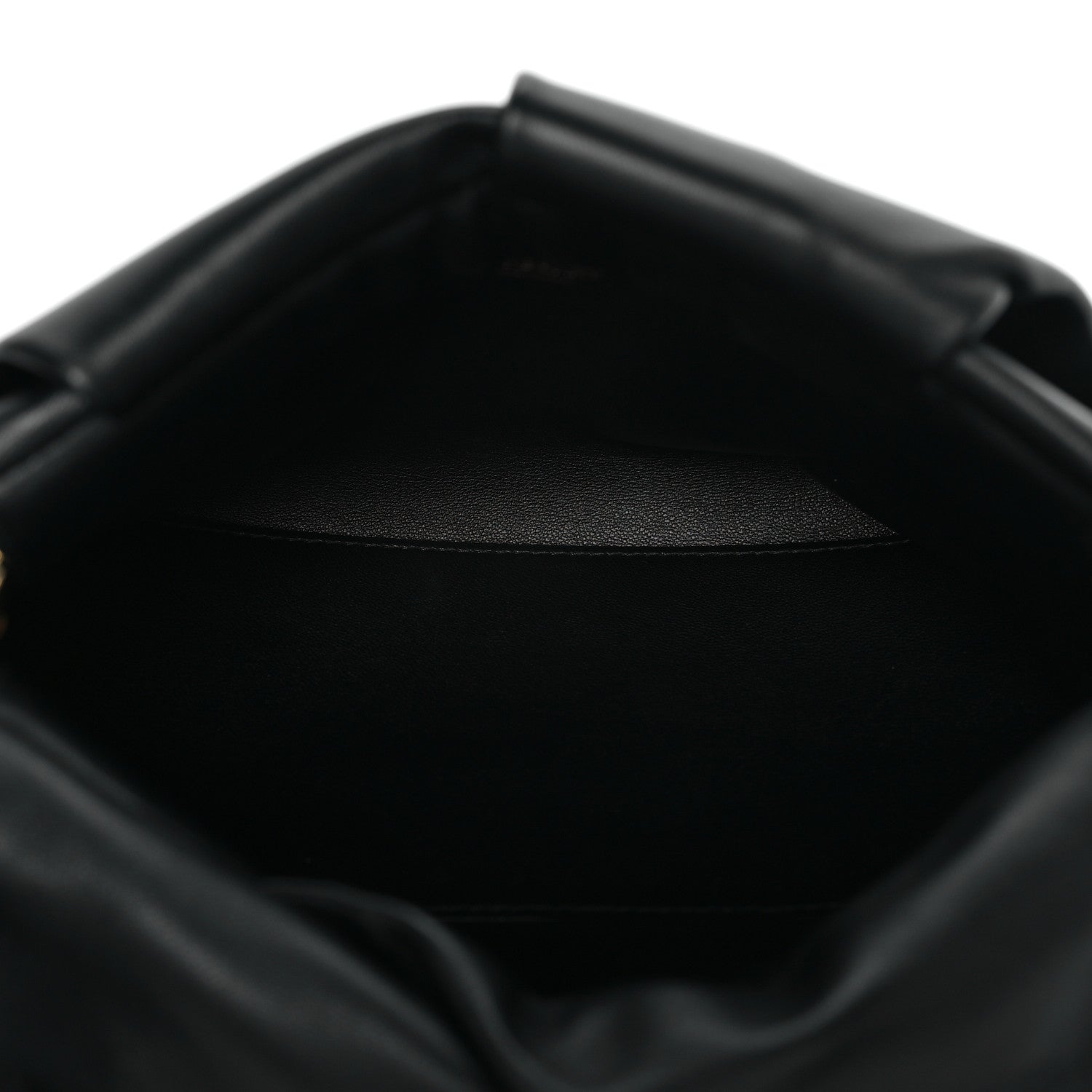 Burberry Lambskin Rose Clutch Black 5 of 9