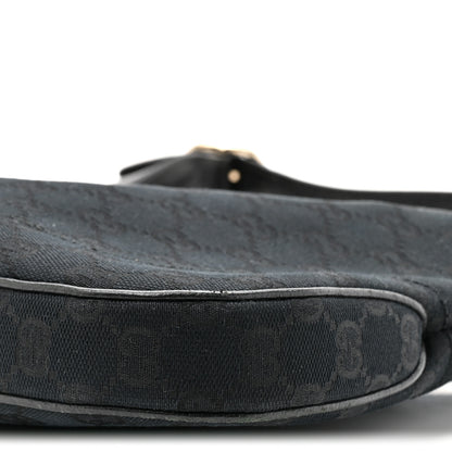 Gucci Monogram Small Jackie O Hobo Black 9 of 14