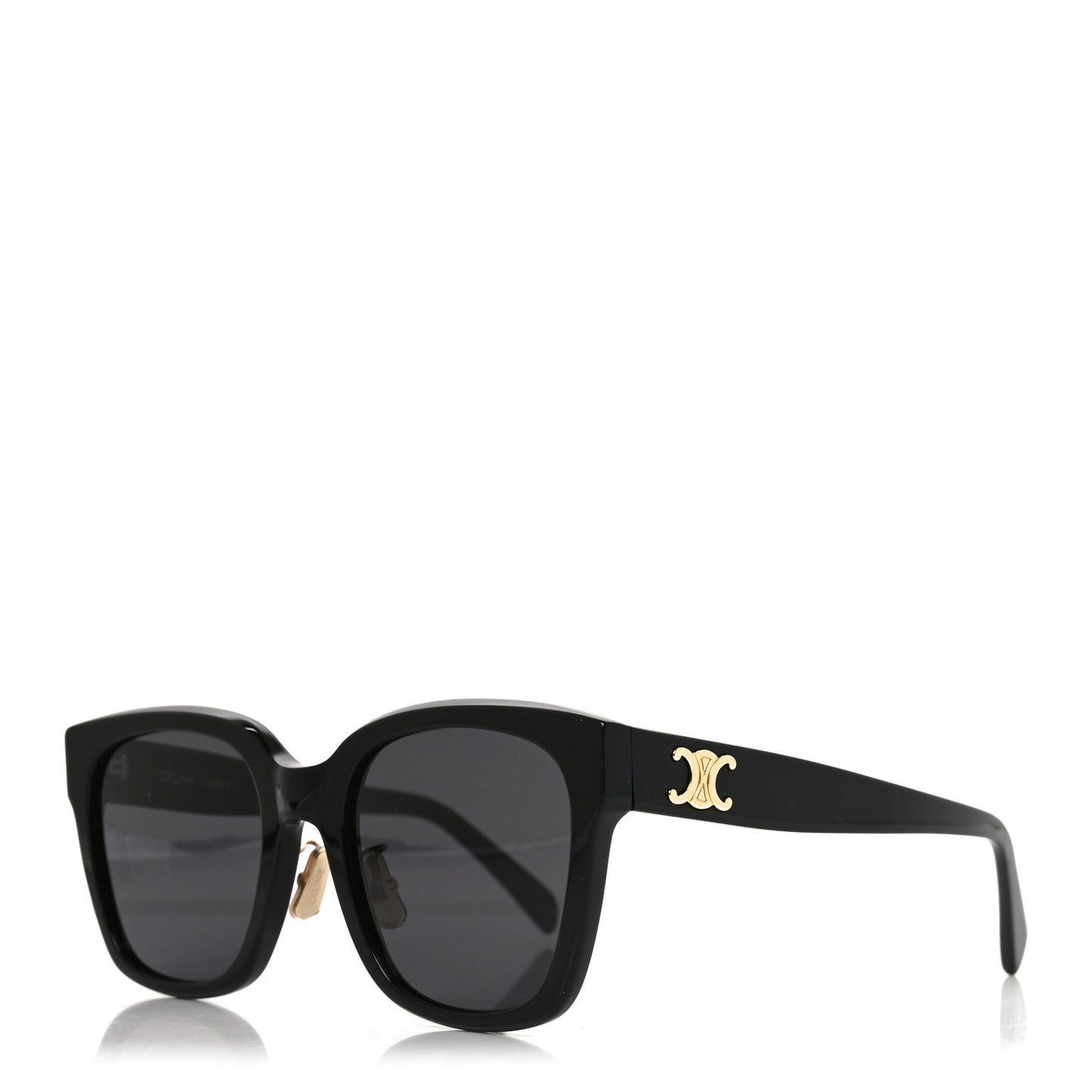Acetate Triomphe Sunglasses CL40222F Black