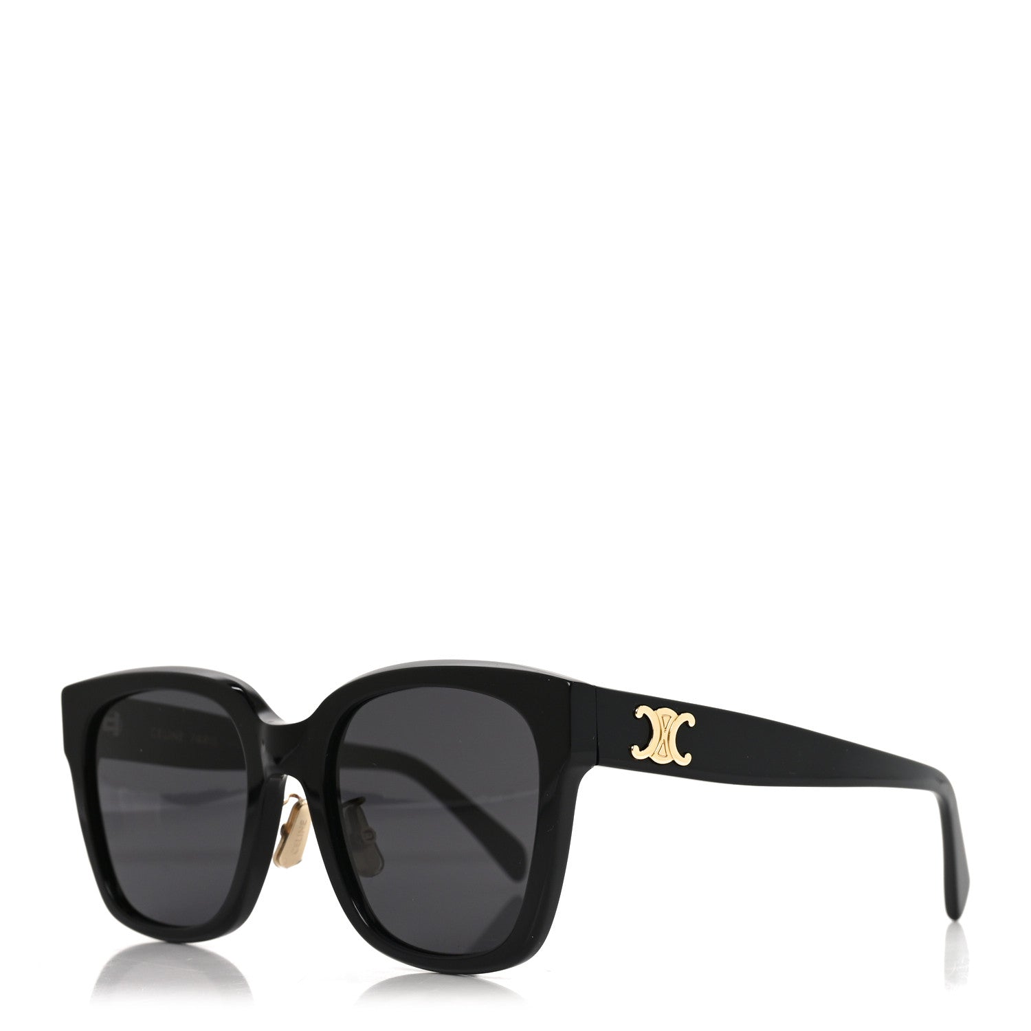 Celine Acetate Triomphe Sunglasses CL40222F Black 1 of 7