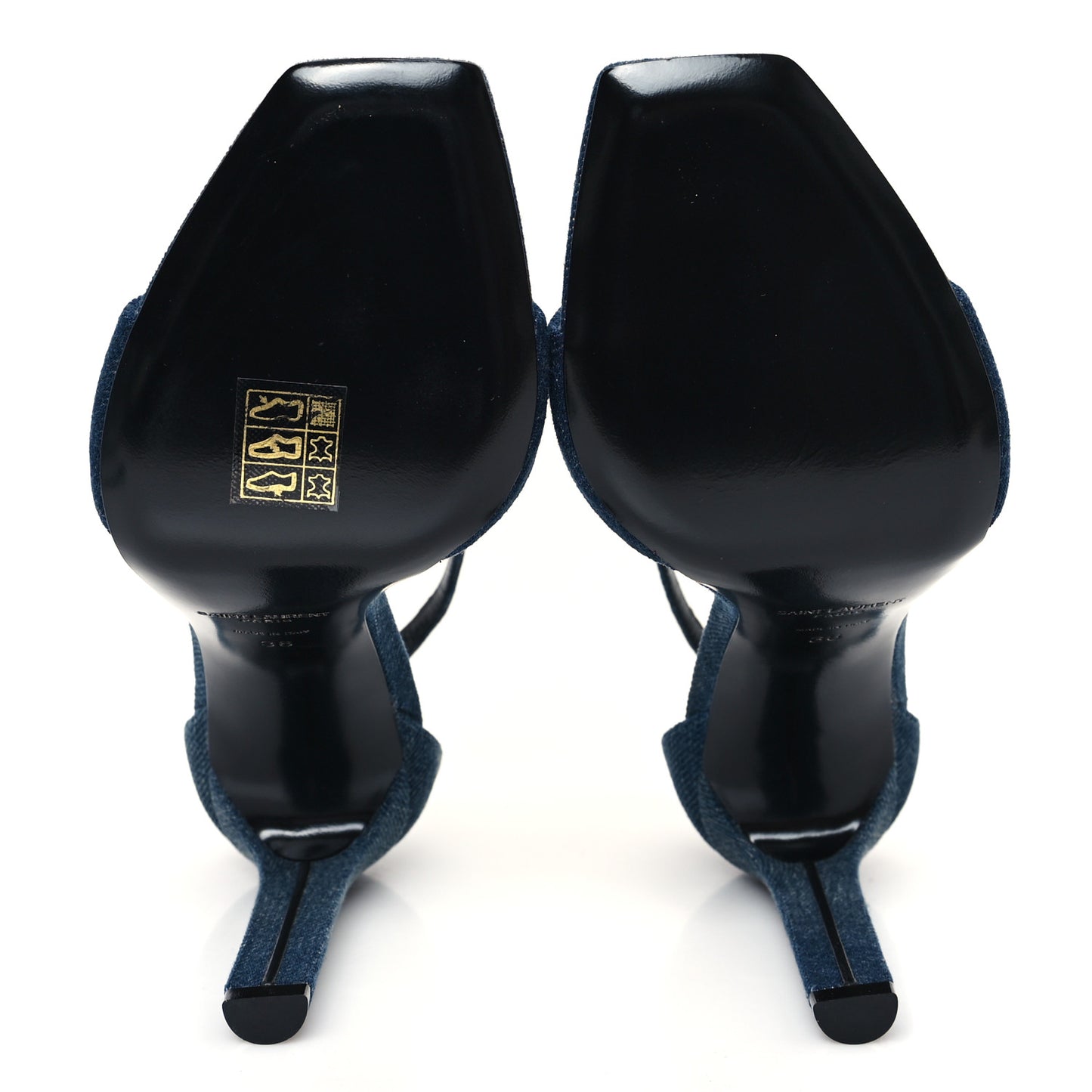 Denim Bea 105 Ankle Strap Sandals 36 Blue Jeans