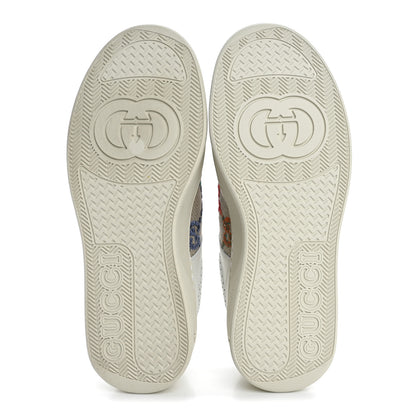 Gucci Dali Soft Calfskin GG Tennis Perforated Womens Platform 55mm Sneakers 40.5 White Multicolor 6 of 10