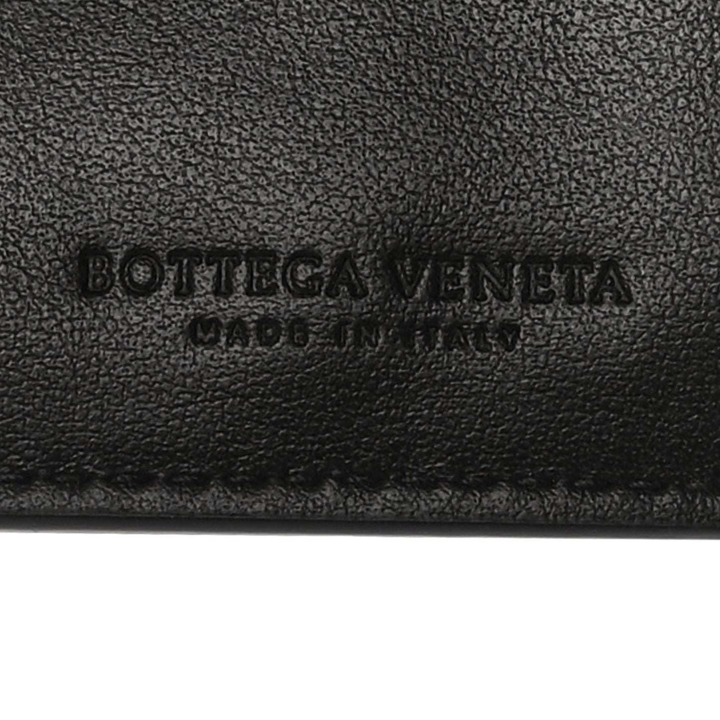 Nappa Maxi Intrecciato Bi-Fold Wallet Black