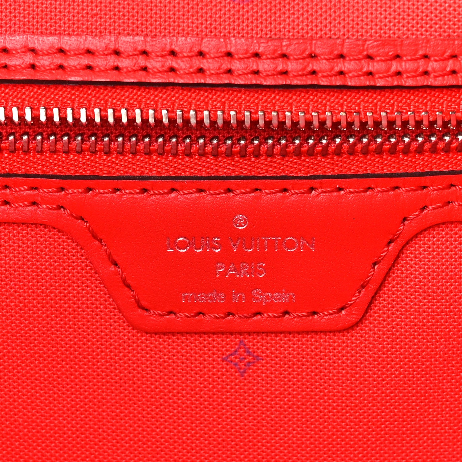 Louis Vuitton Monogram Escale Neverfull MM Rouge 8 of 11