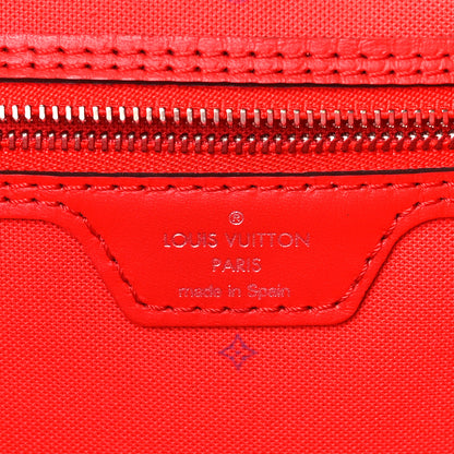 Louis Vuitton Monogram Escale Neverfull MM Rouge 8 of 11