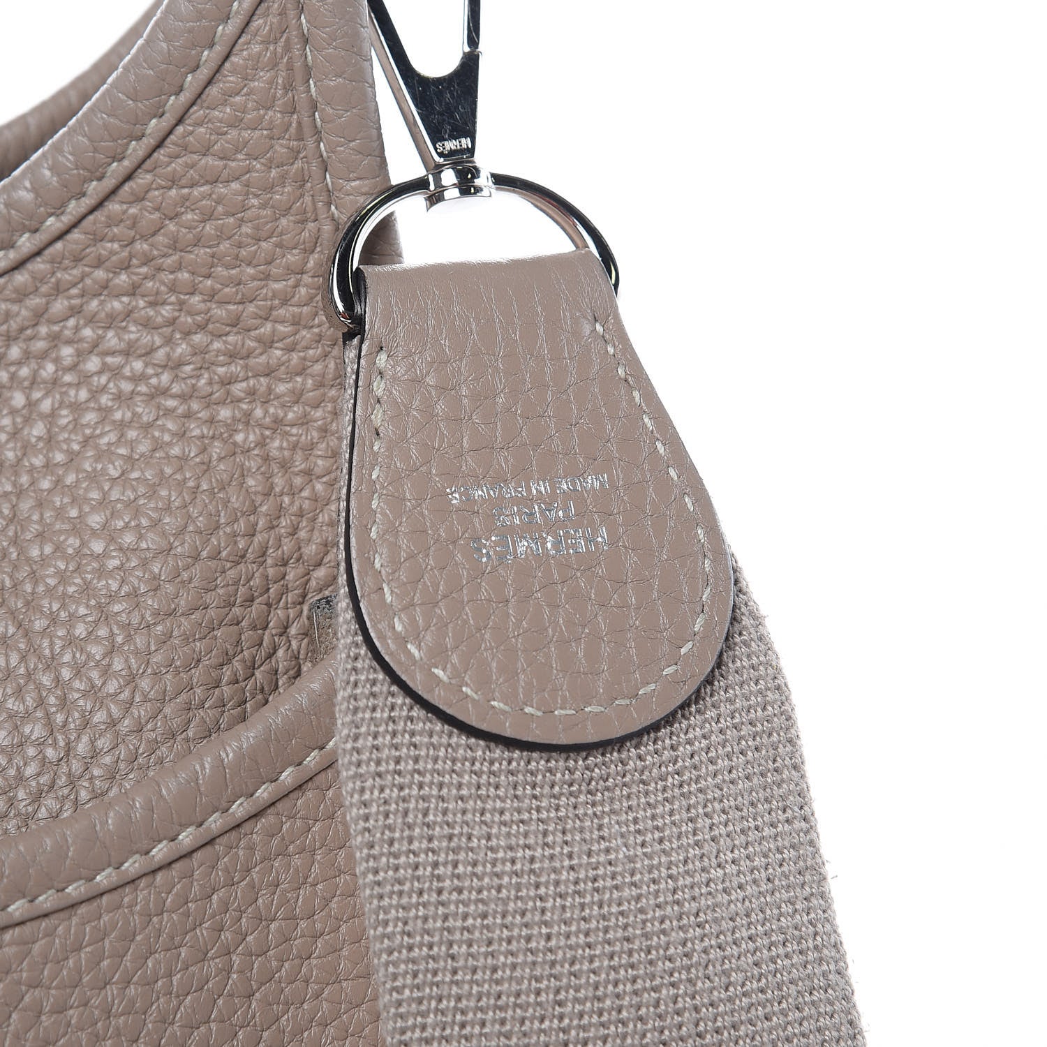 Hermes Taurillon Clemence Evelyne III PM Gris Tourterelle 8 of 12