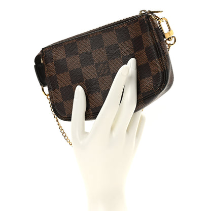 Louis Vuitton Damier Ebene Mini Pochette Accessories 2 of 9