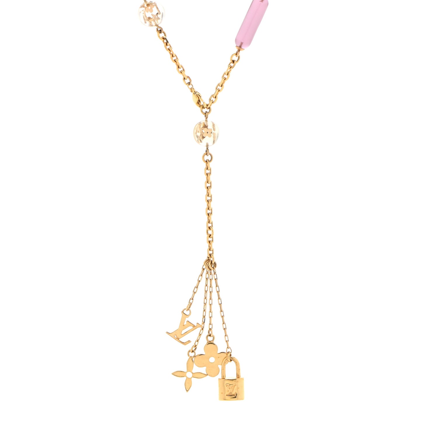 Inclusion Chain Necklace Gold