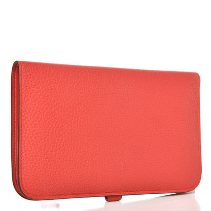 Hermes Togo Dogon Duo Wallet Capucine 3 of 8