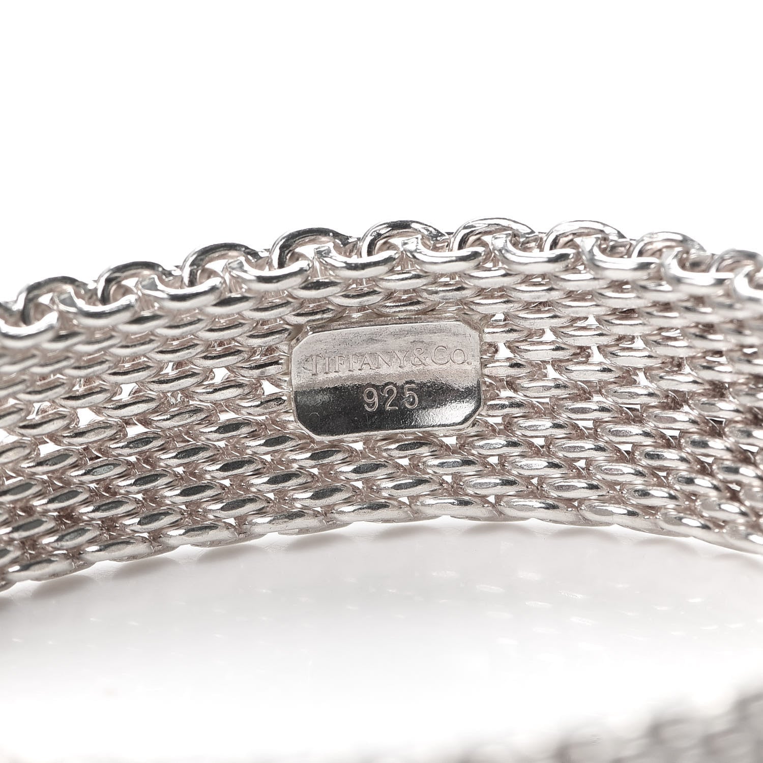 Tiffany Sterling Silver Somerset Mesh Bracelet 4 of 4