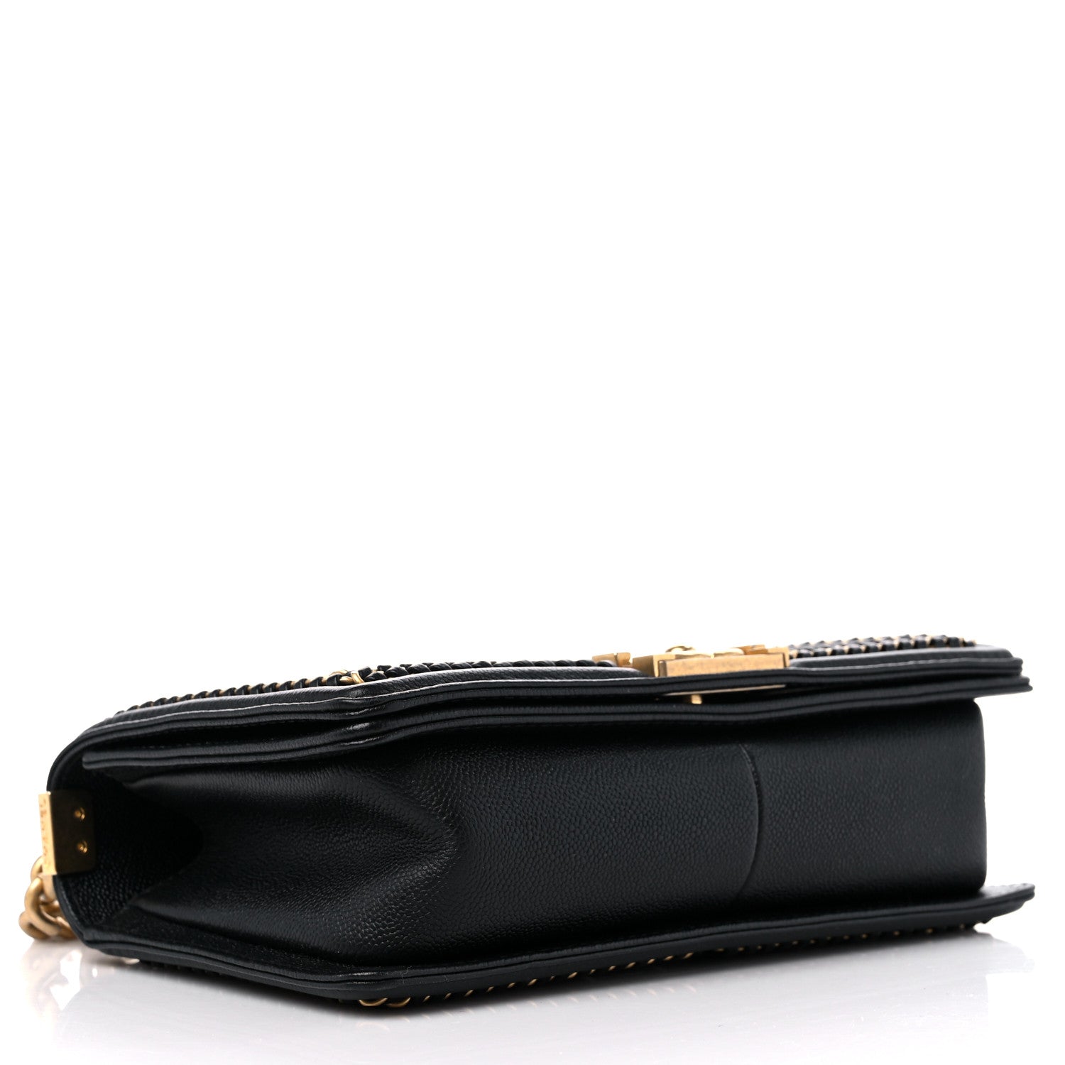Chanel Caviar Quilted Medium Chain Around Boy Flap Black 4 of 10