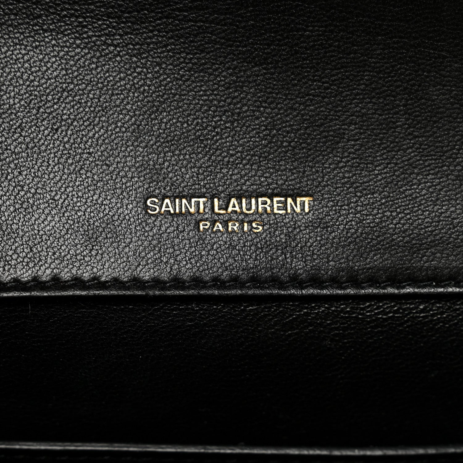 Saint Laurent Lambskin Matelasse Chevron Monogram Small Sulpice Bag Black 8 of 10