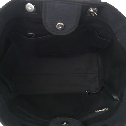 Chanel Mixed Fibers Medium Deauville Tote Black 5 of 12