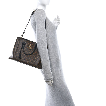 Louis Vuitton Monogram Flower Tote Black 2 of 9