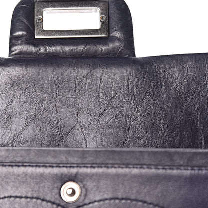 Chanel Aged Calfskin Quilted 2.55 Reissue 227 Flap Navy Blue 9 of 17