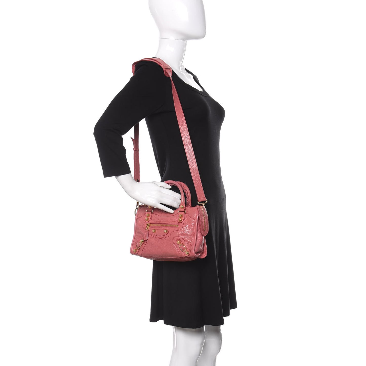 Agneau Giant 12 Gold Hardware Mini City Rose Bombon Raspberry