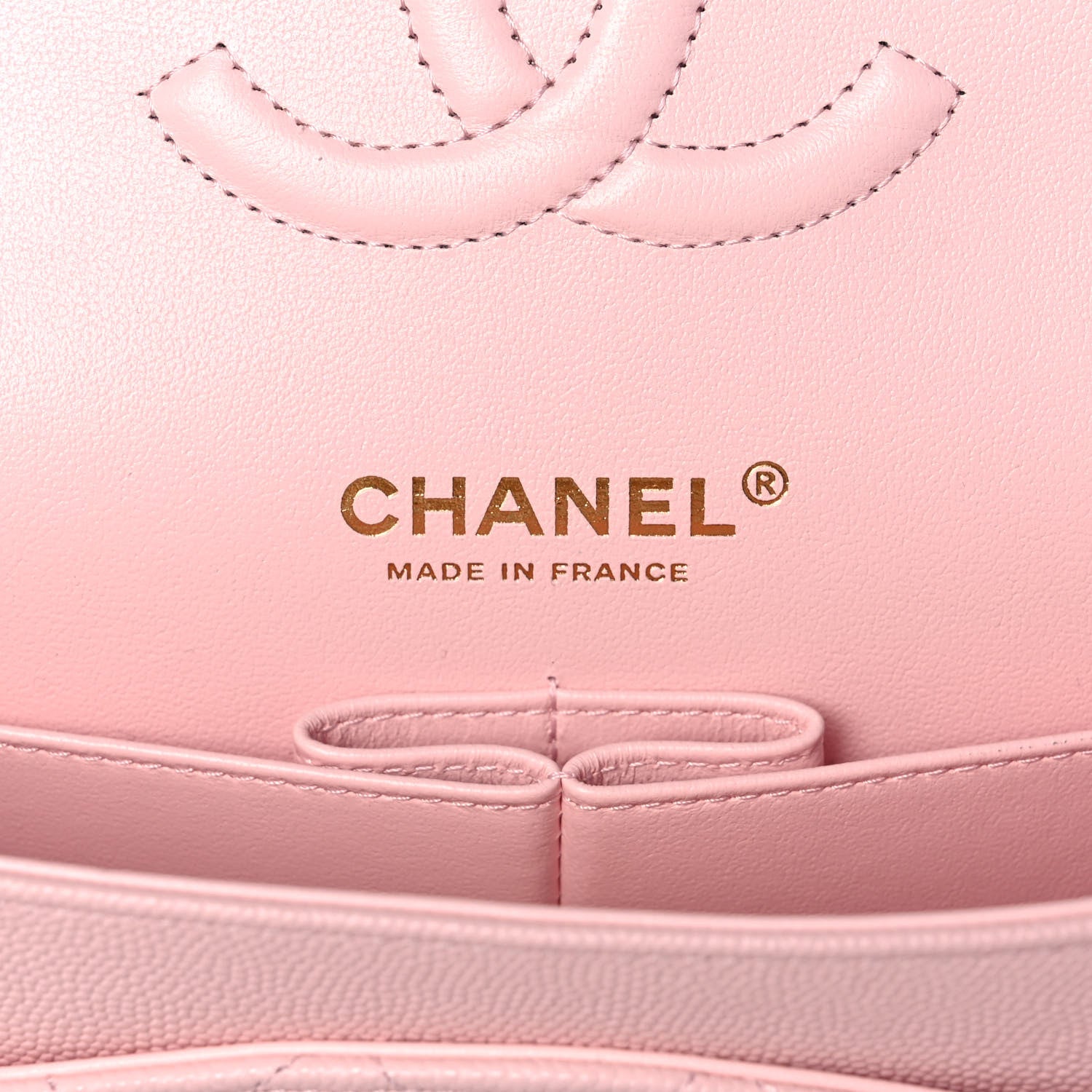 Chanel Caviar Quilted Medium Double Flap Light Pink 5 of 11