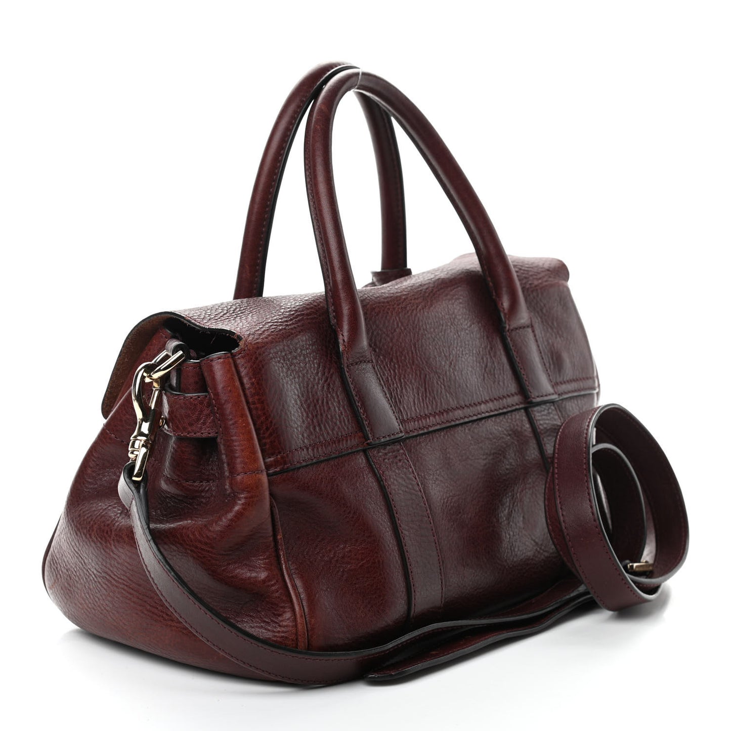 Soft Grain Calfskin Small Bayswater Oxblood