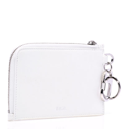 Christian Dior X DANIEL ARSHAM Grained Calfskin Zip Charm White 3 of 6