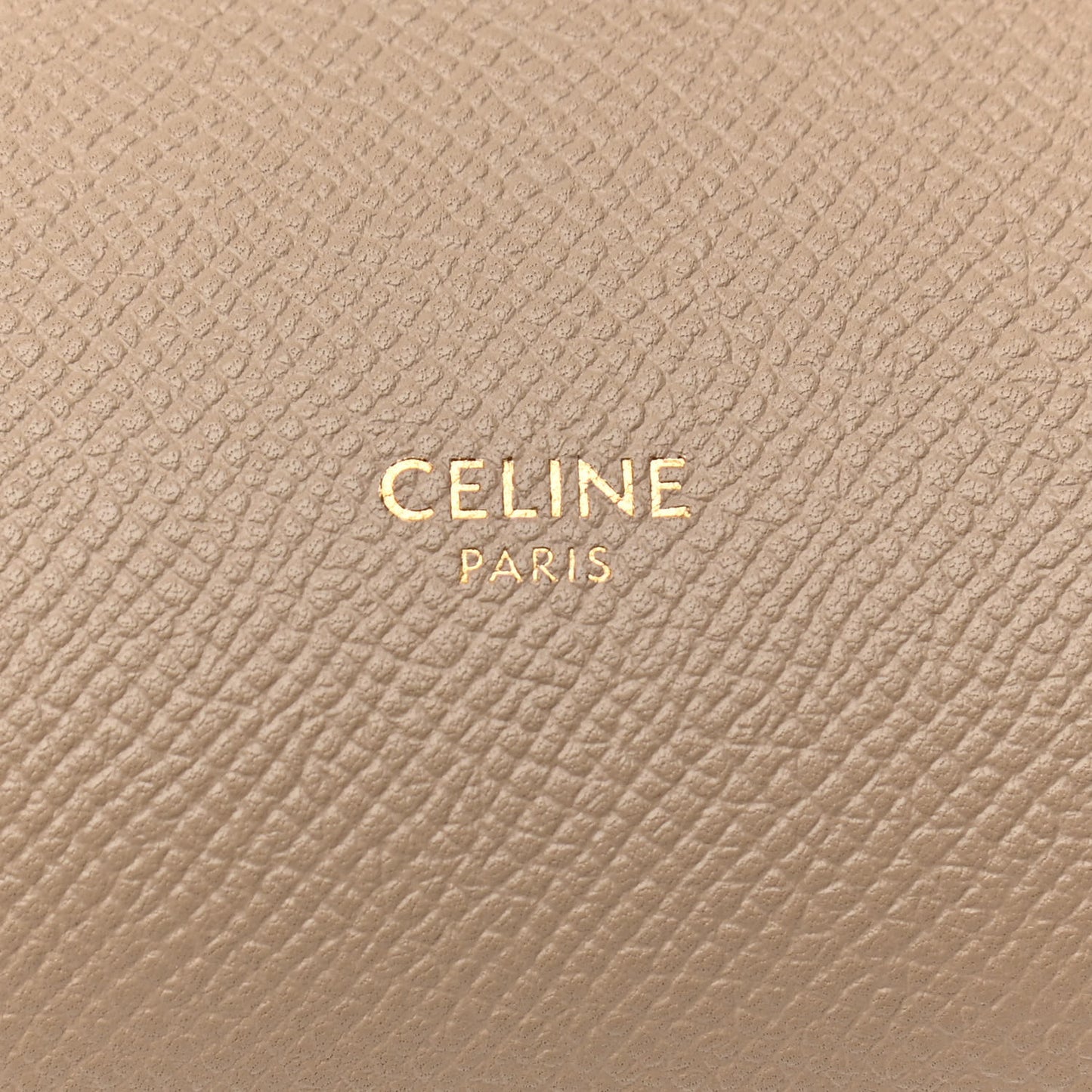 Grained Calfskin Micro Belt Bag Light Taupe