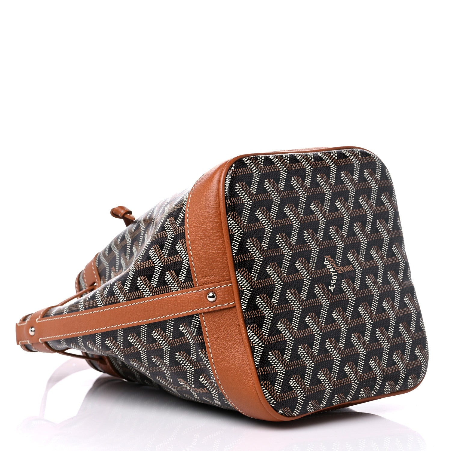 Goyard Goyardine Petit Flot Bucket Bag PM Black Gold 4 of 8
