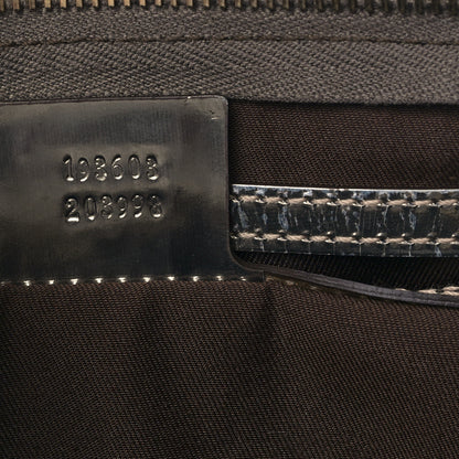 Gucci GG Plus Monogram Medium Joy Boston Pewter 7 of 9
