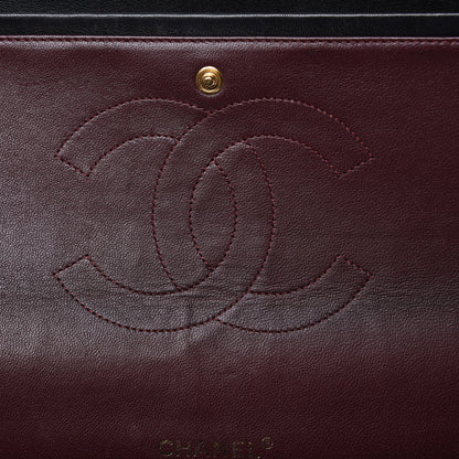 Chanel Lambskin Quilted Maxi Double Flap Black 16 of 16